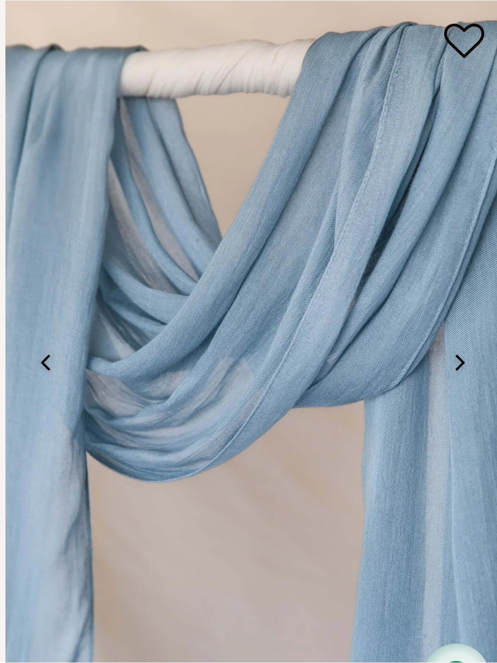 Vela Sadaqah Blue Modal Hijab Light Pastel Blue Scarf